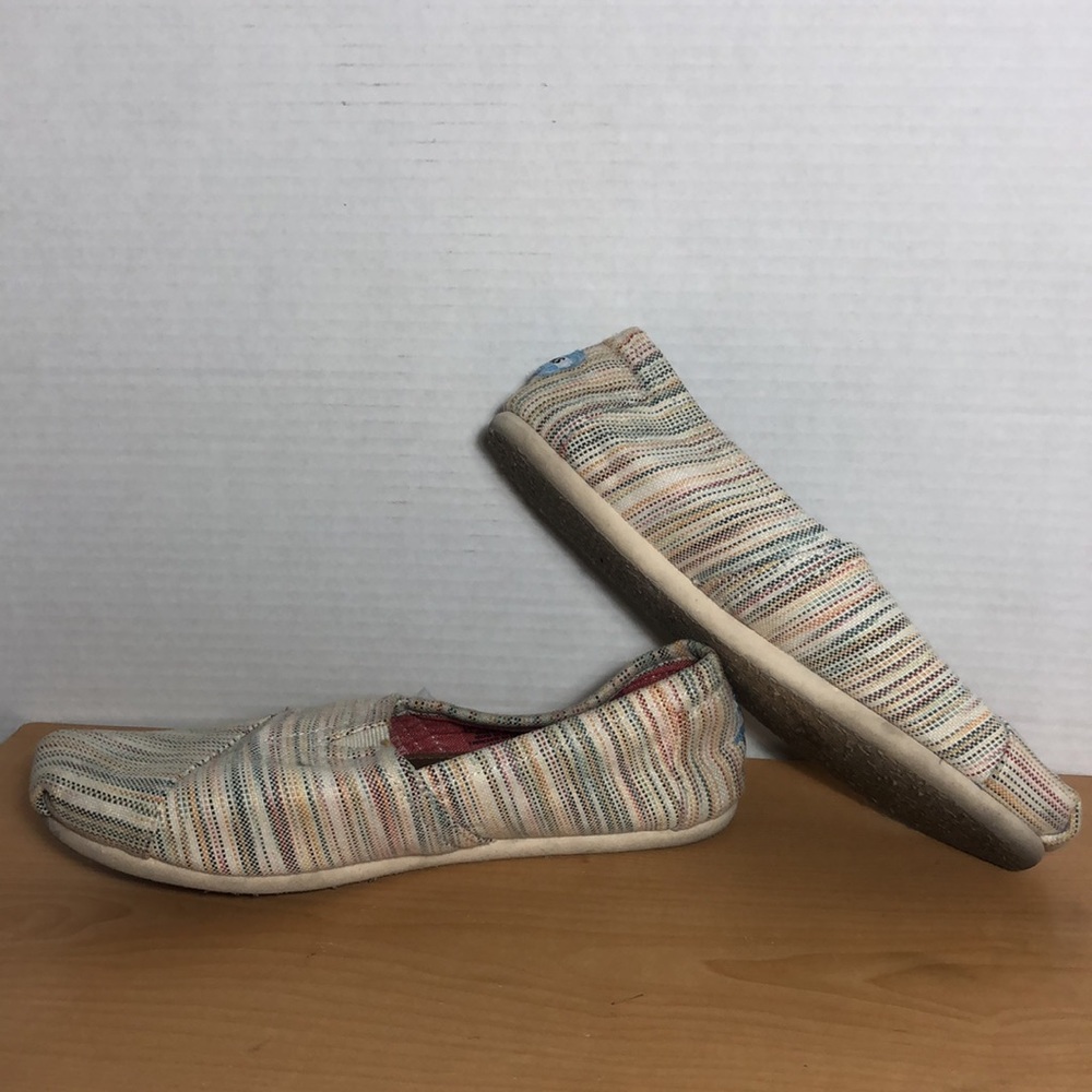 TOMS Classic Striped Slip-Ons - Picture 3 of 12